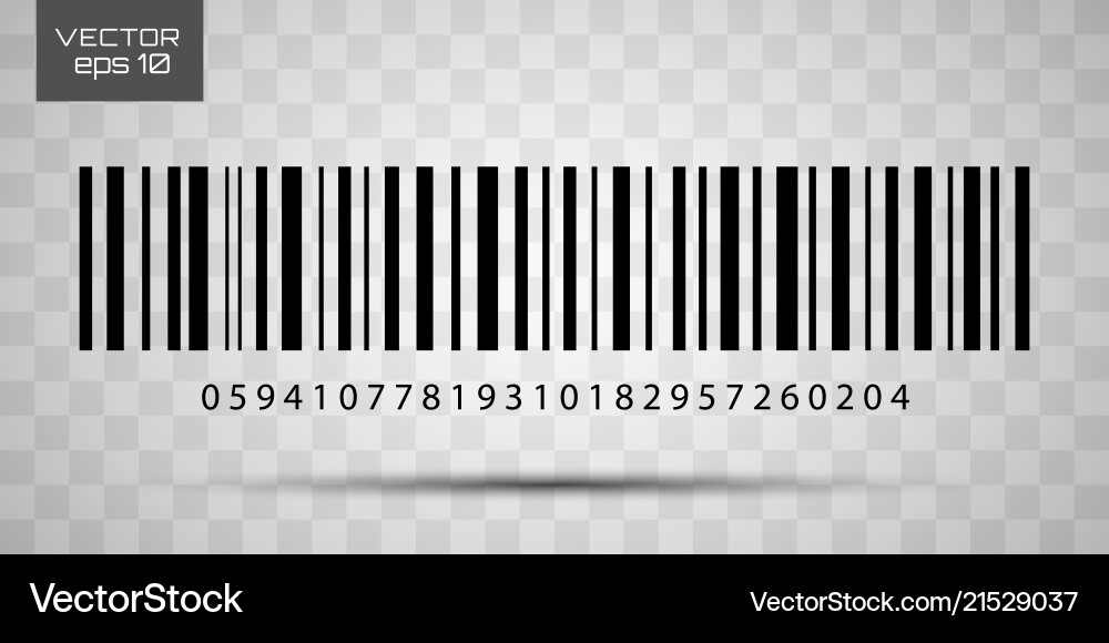 Bar code icon Bar code icon vector image