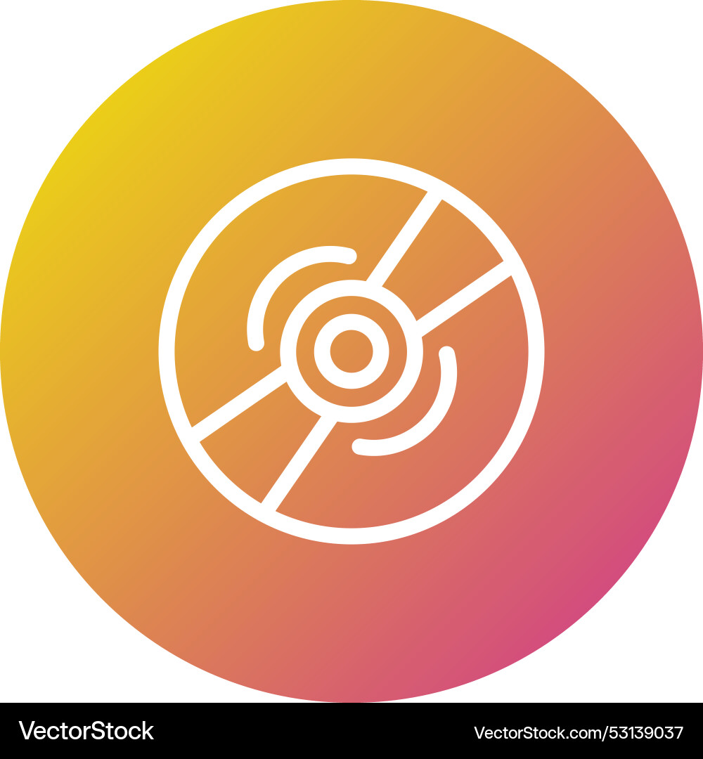 Compact disk icon design Vector Image