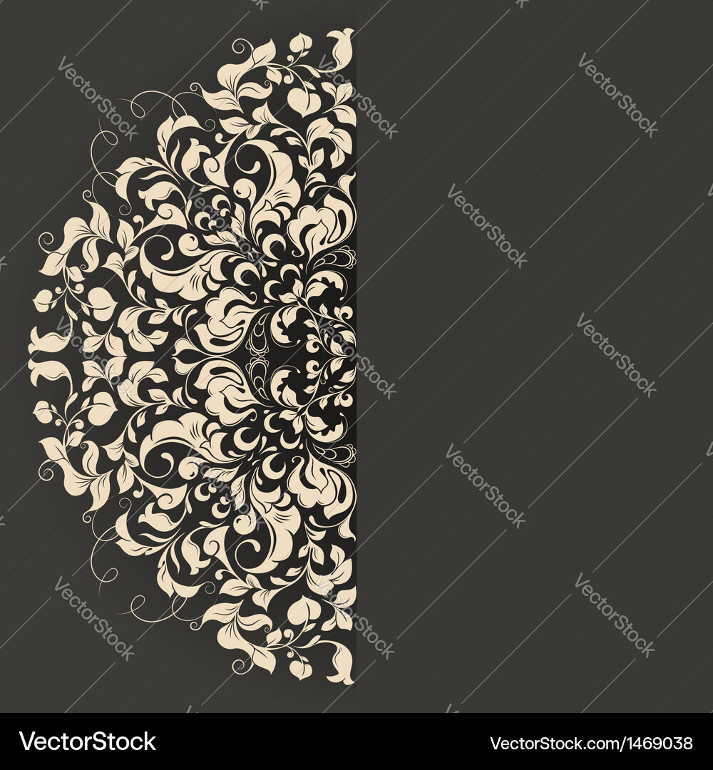 Template frame design for card Vector Image