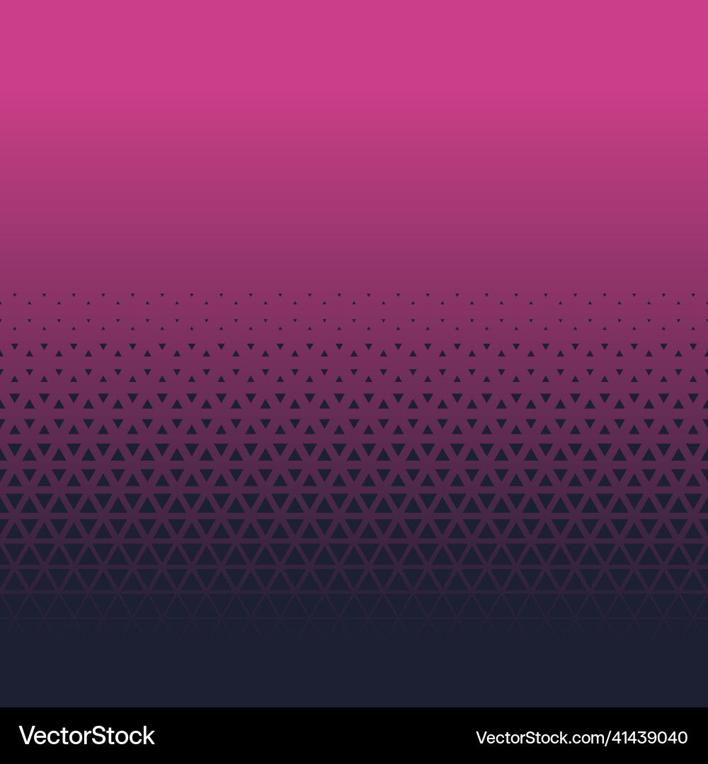Geometric Halftone Triangle Pattern vector image