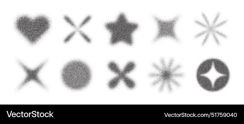 Set of retro minimalistic basic shapes geometric Set of retro minimalistic basic shapes geometric Vector Image