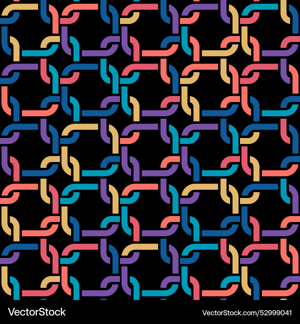 Seamless pattern of intertwined lines design Seamless pattern of intertwined lines design vector image