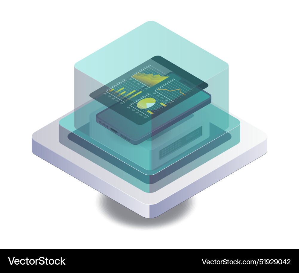 Analysis of blockchain technology in business Analysis of blockchain technology in business vector image