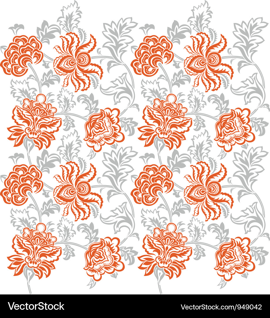 Floral pattern vector image