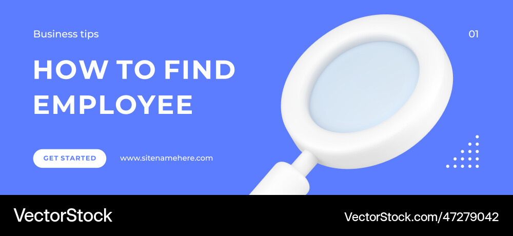How to find employee internet guidance instruction How to find employee internet guidance instruction vector image