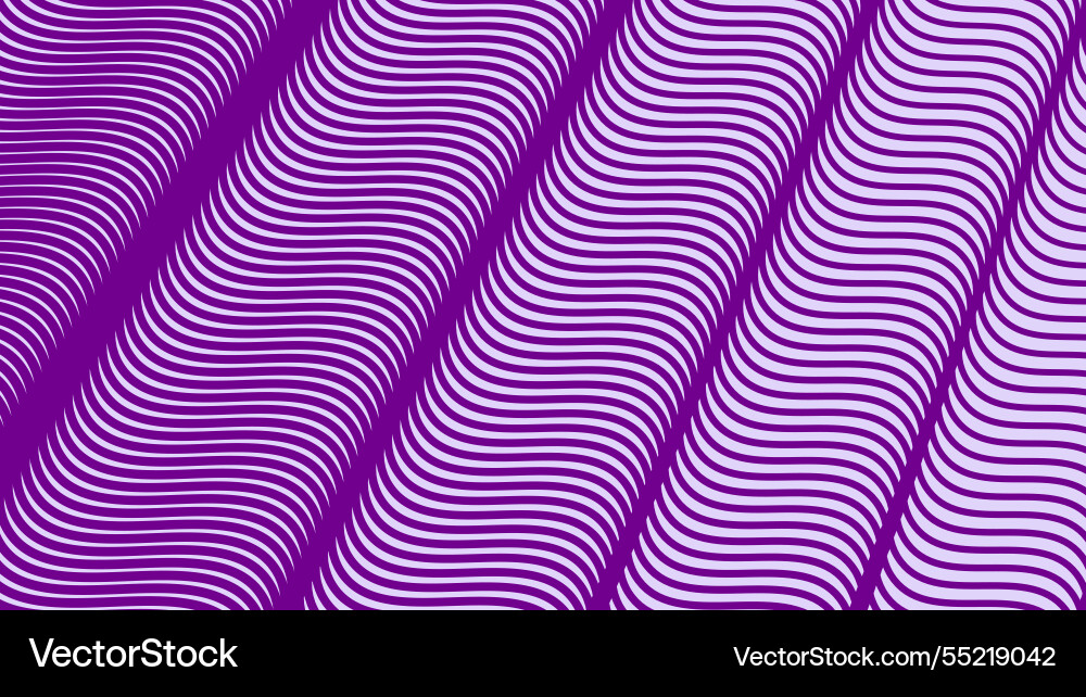 Purple wave line pattern abstract background Vector Image