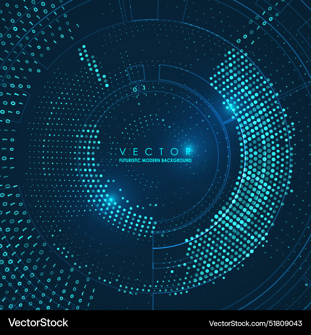 Abstract big data visualization Abstract big data visualization vector image