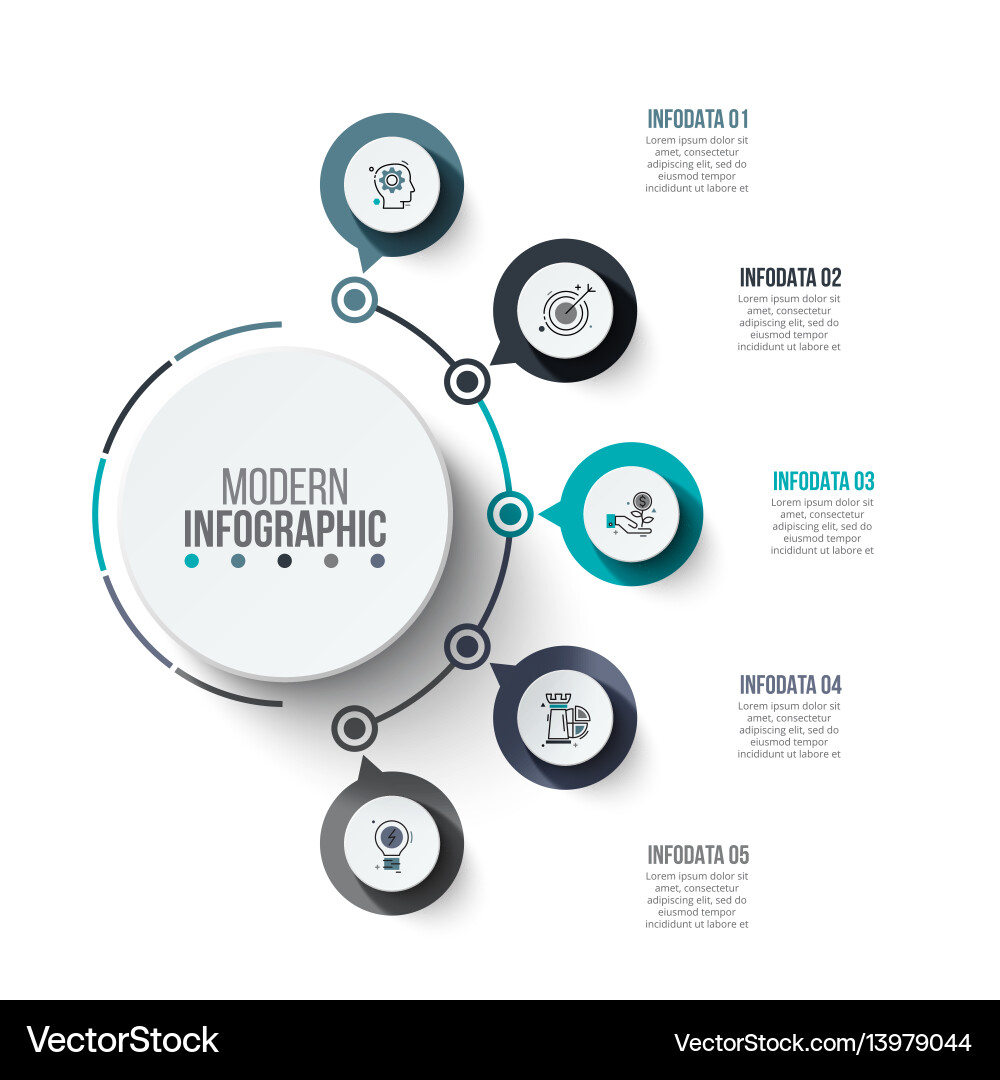 Data Analysis and Visualization vector image