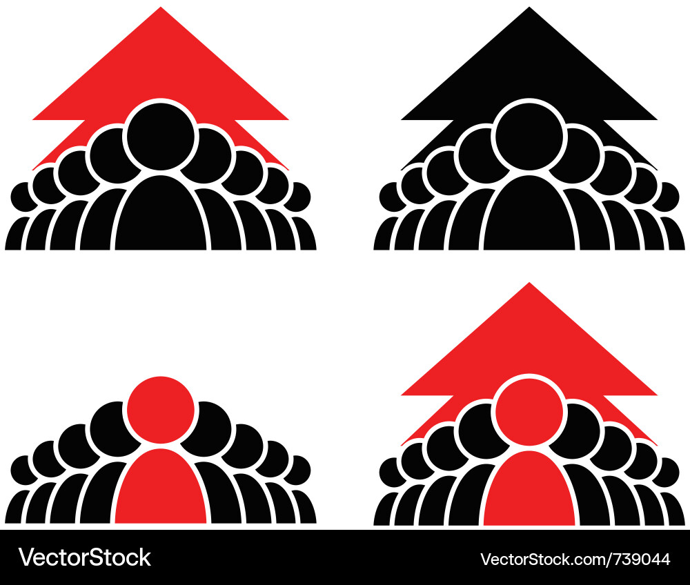 Icon team Royalty Free Vector Image - VectorStock