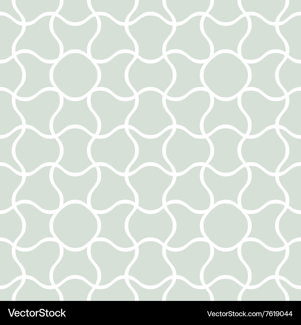 Interlocking Geometric Pattern Vector Image