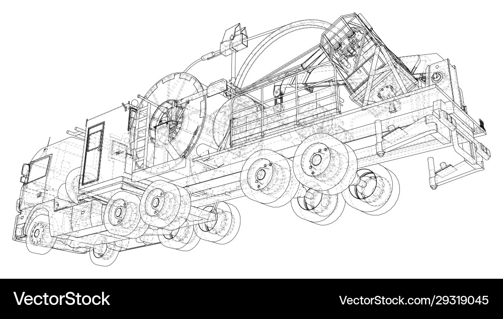 Gewickelte Schlaucheinheit Maschine die Schichten sichtbar Gewickelte Schlaucheinheit Maschine die Schichten sichtbar vektorbild