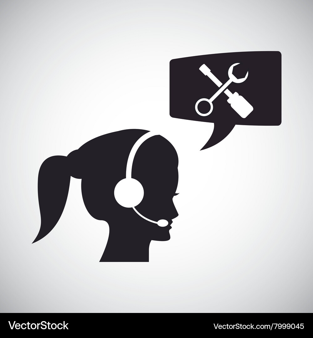 Operator icon design Vector Image