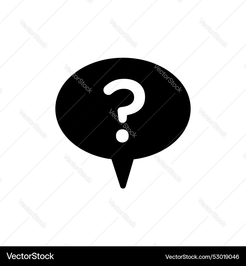 Interrogation icon set ask question help button Vector Image