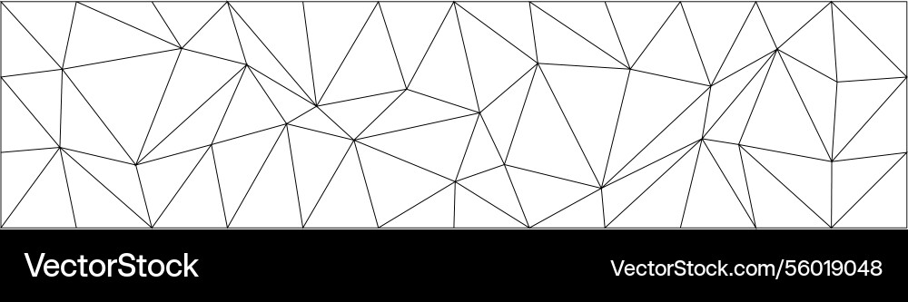 Abstract geometric pattern with chaotic triangular vector image