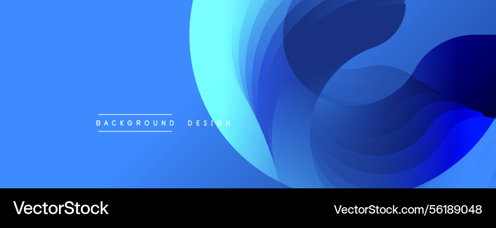 Blue abstract layers create dynamic flow smooth Blue abstract layers create dynamic flow smooth Vector Image