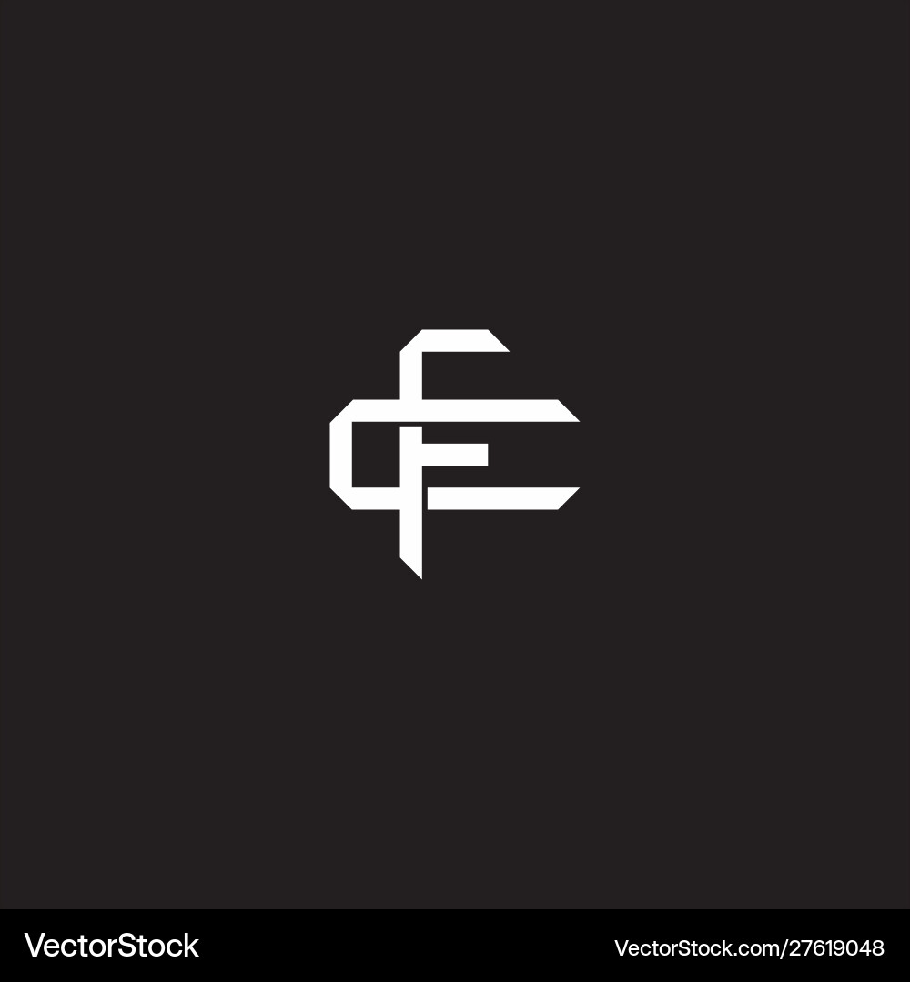 Fc initial letter overlapping interlock logo Vector Image