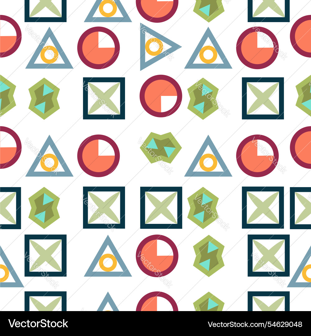 Seamless unique pattern creative background design Vector Image
