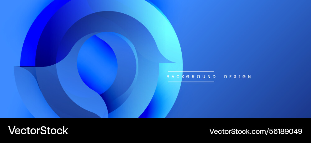 Blue abstract design overlapping circles create Blue abstract design overlapping circles create vector image