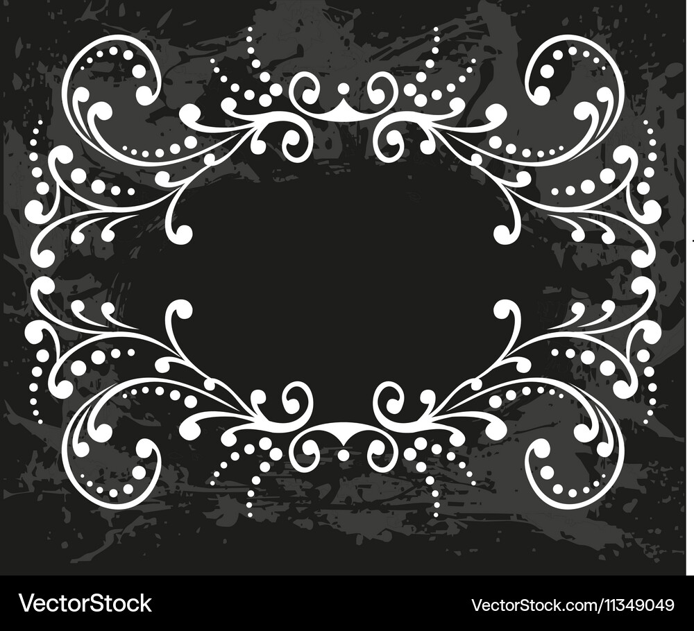 Decorative frame with pattern Vector Image
