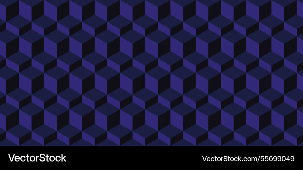 Seamless pattern with 3d cube and cuboid shapes Seamless pattern with 3d cube and cuboid shapes vector image