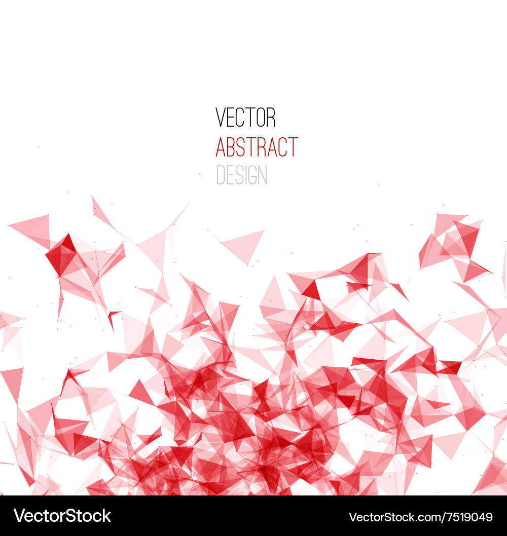 Wireframe mesh polygonal background Vector Image