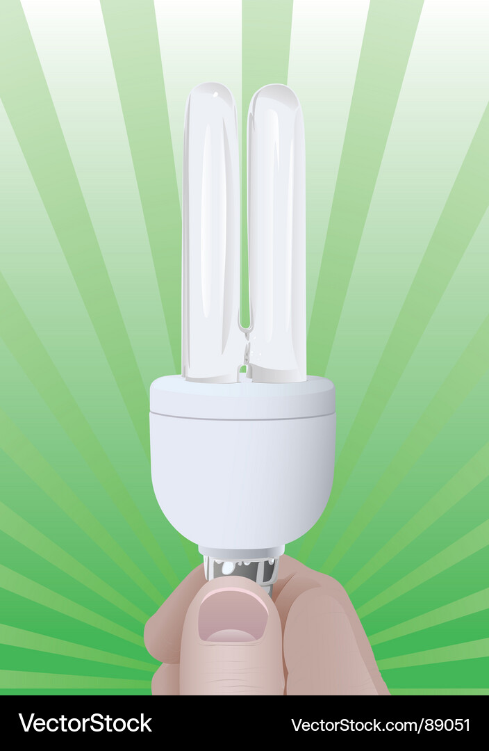 Efficient bulb Vector Image