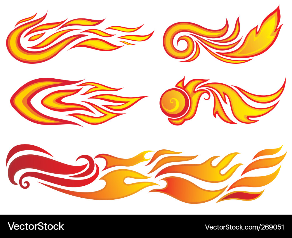 Flame Graphics vector image