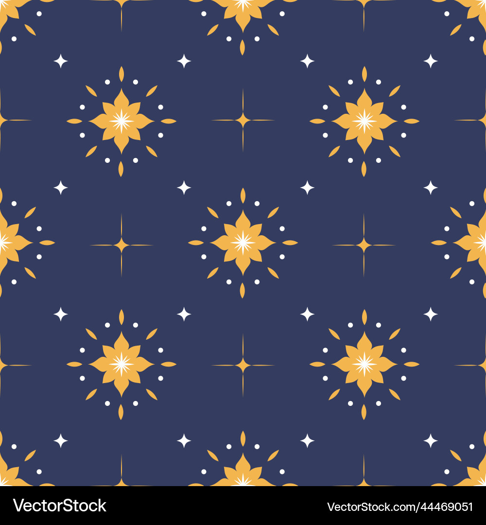 Glowing star and rays seamless pattern or print Glowing star and rays seamless pattern or print vector image