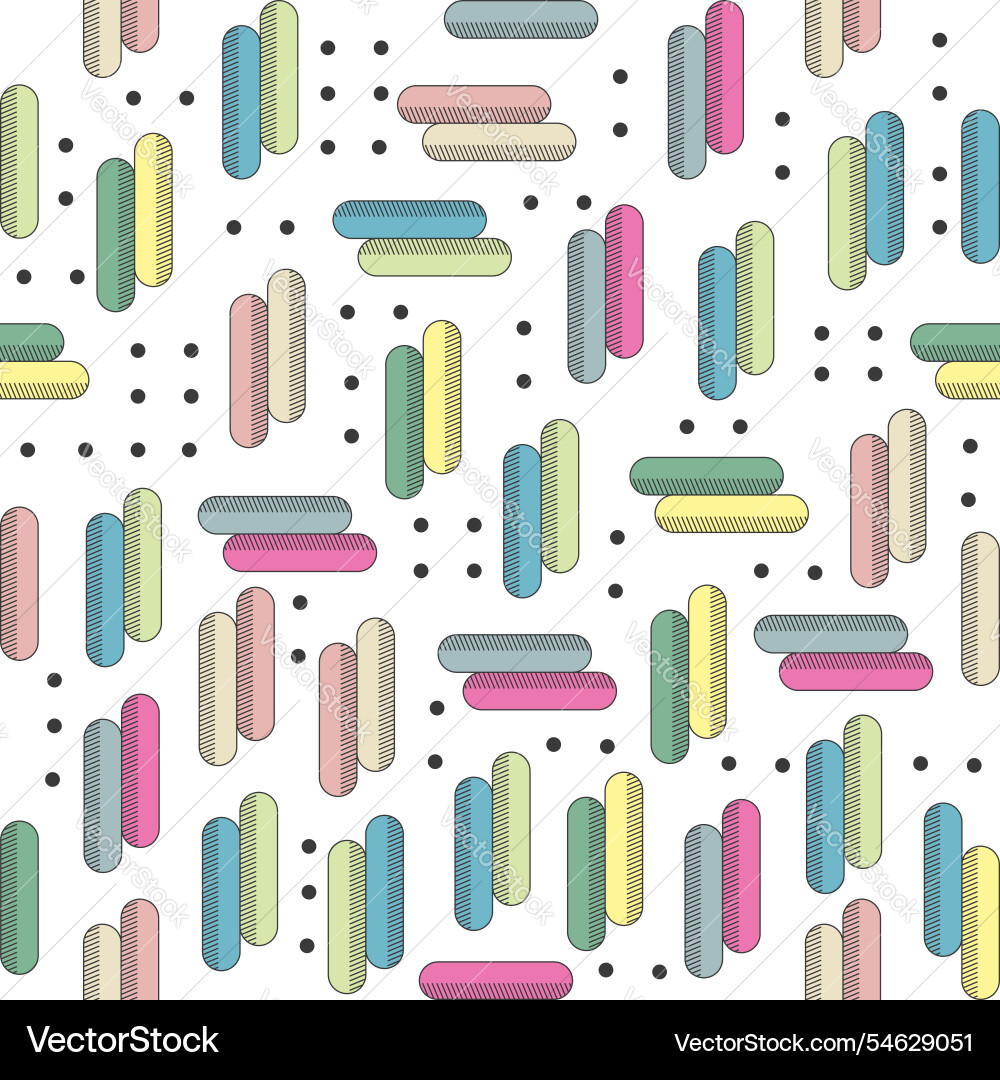 Seamless unique pattern creative background design Vector Image