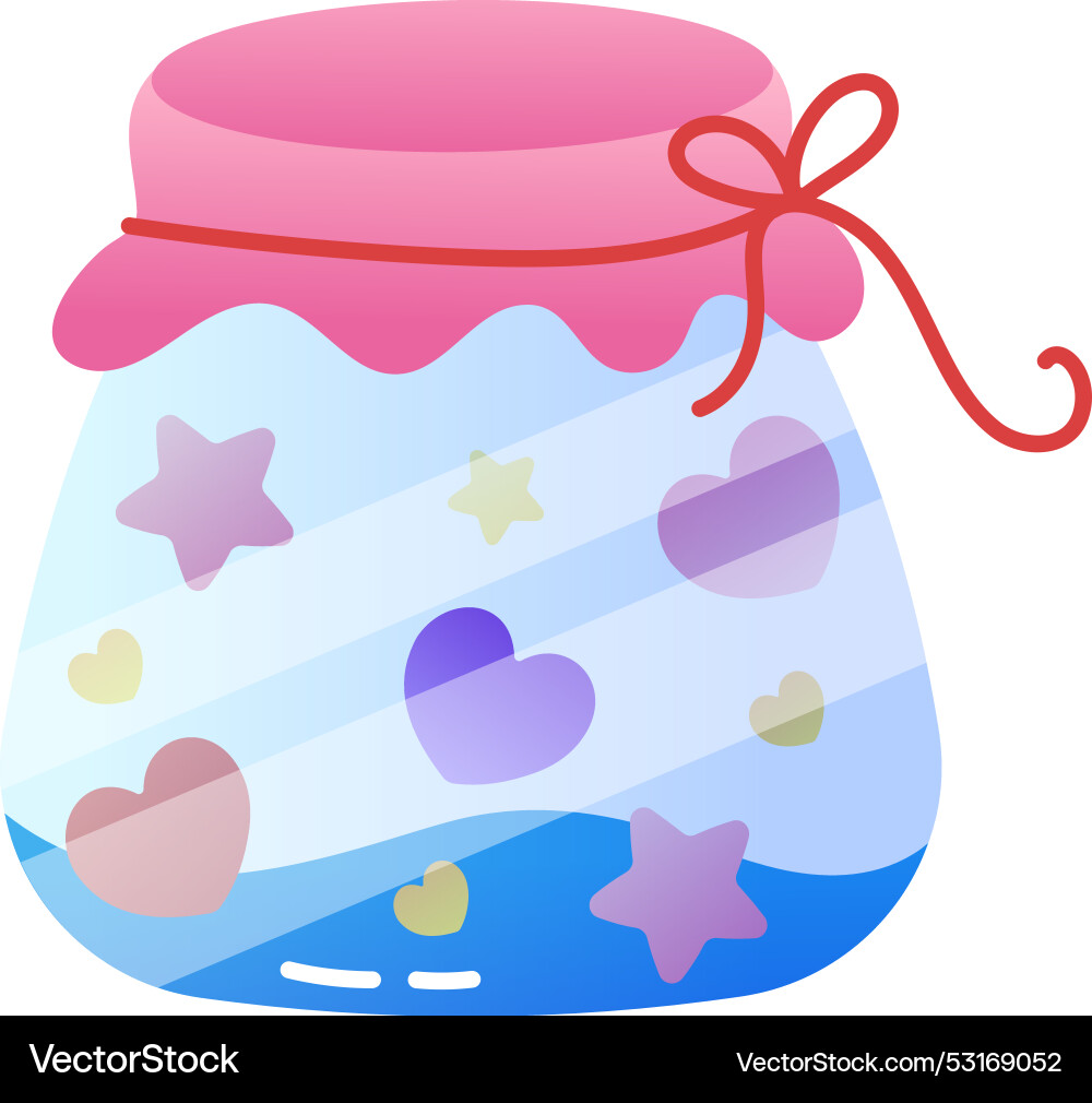 Candy jar Royalty Free Vector Image - VectorStock
