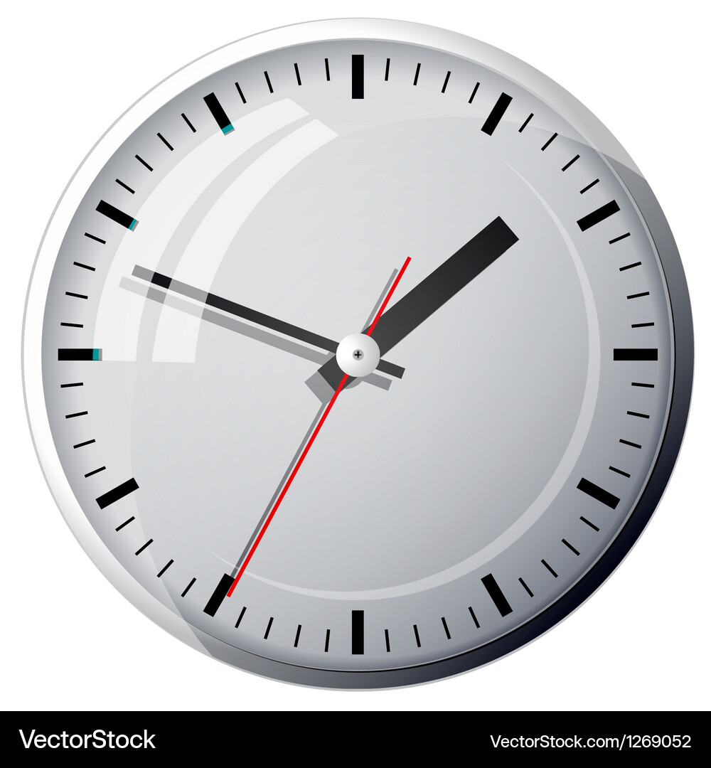 Digital Clock Display Vector Image