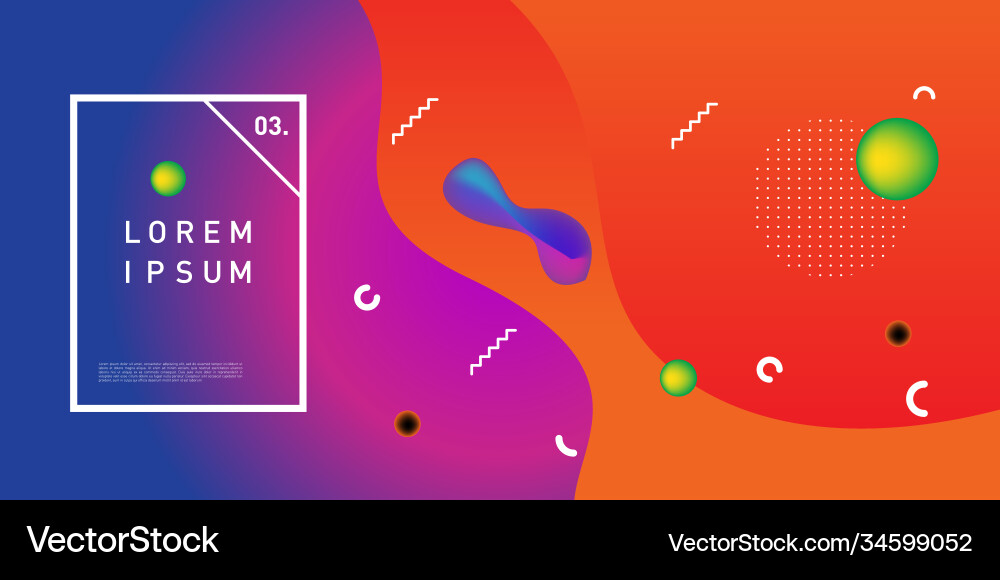 Liquid color background design fluid gradient Liquid color background design fluid gradient Vector Image