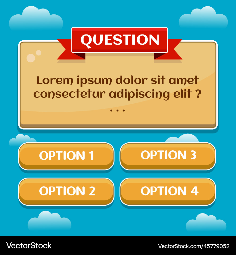 Quiz game background template this design use Quiz game background template this design use vector image