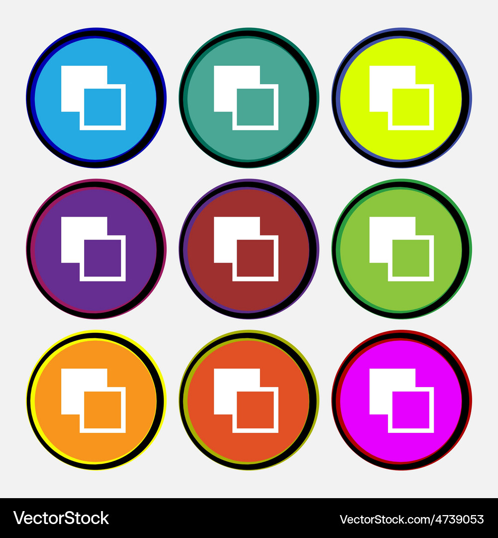 Active color toolbar Vector Image