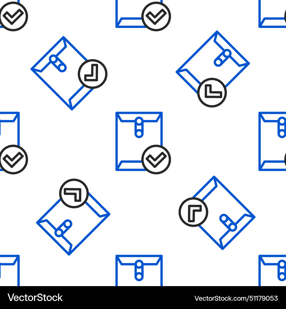 Line envelope and check mark icon isolated Line envelope and check mark icon isolated Vector Image