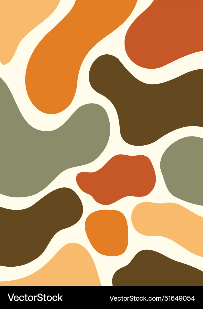 Abstract retro hand drawn pattern background Vector Image