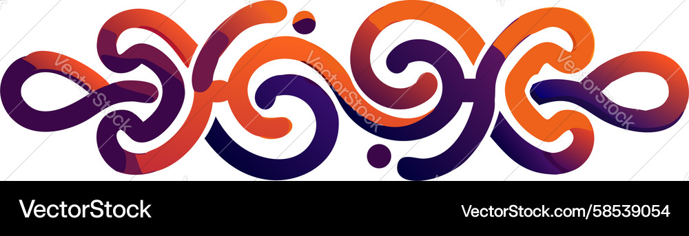 Abstract Spiral Swirls - Dynamic Color Vector Image