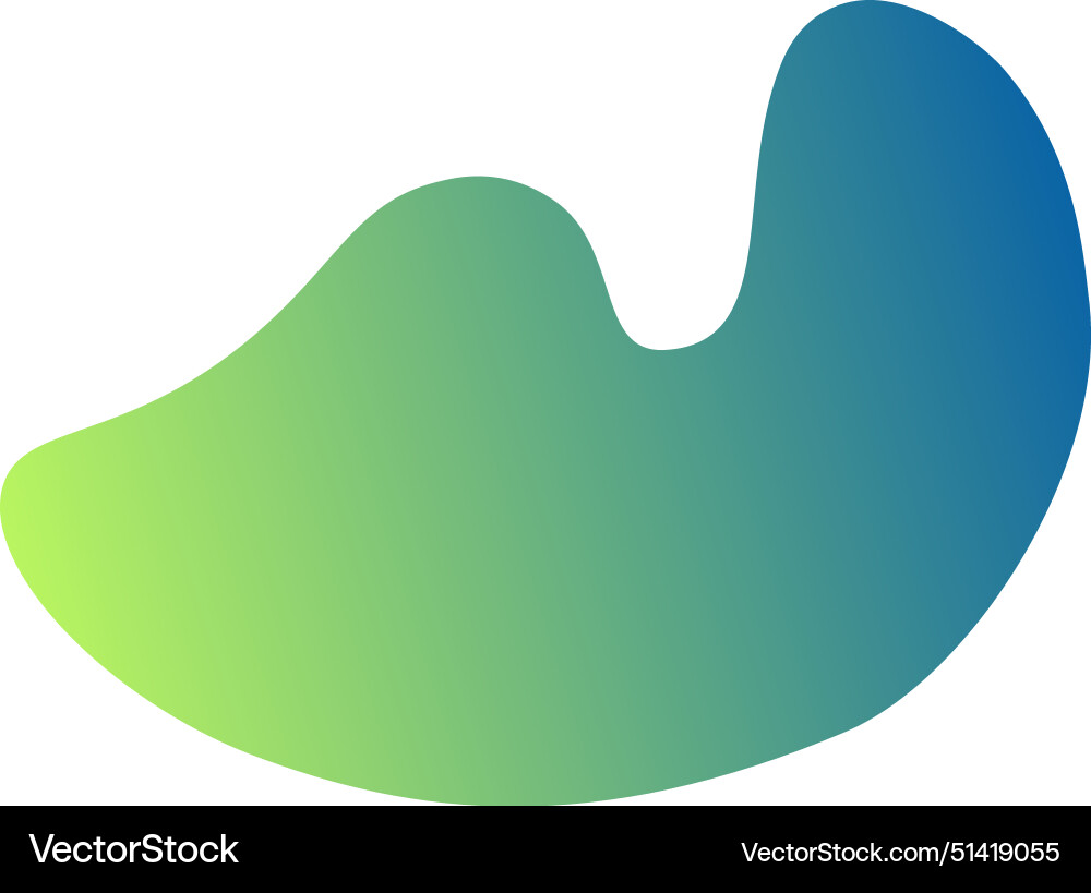 Abstract gradient shape minimalistic element vector image