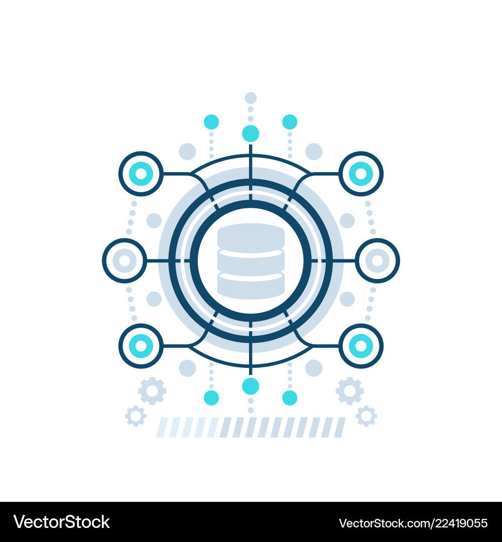 Data mining and collecting Data mining and collecting vector image