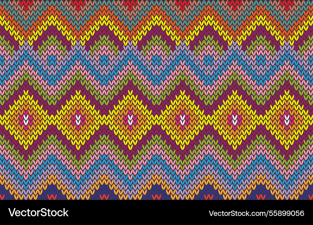 Ikat pattern seamless abstract background for text vector image