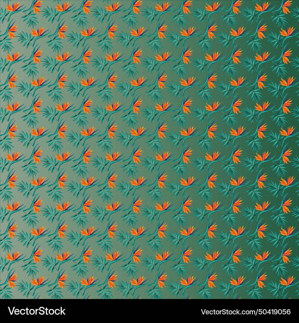 Leaf with gradients seamless pattern design Leaf with gradients seamless pattern design vector image