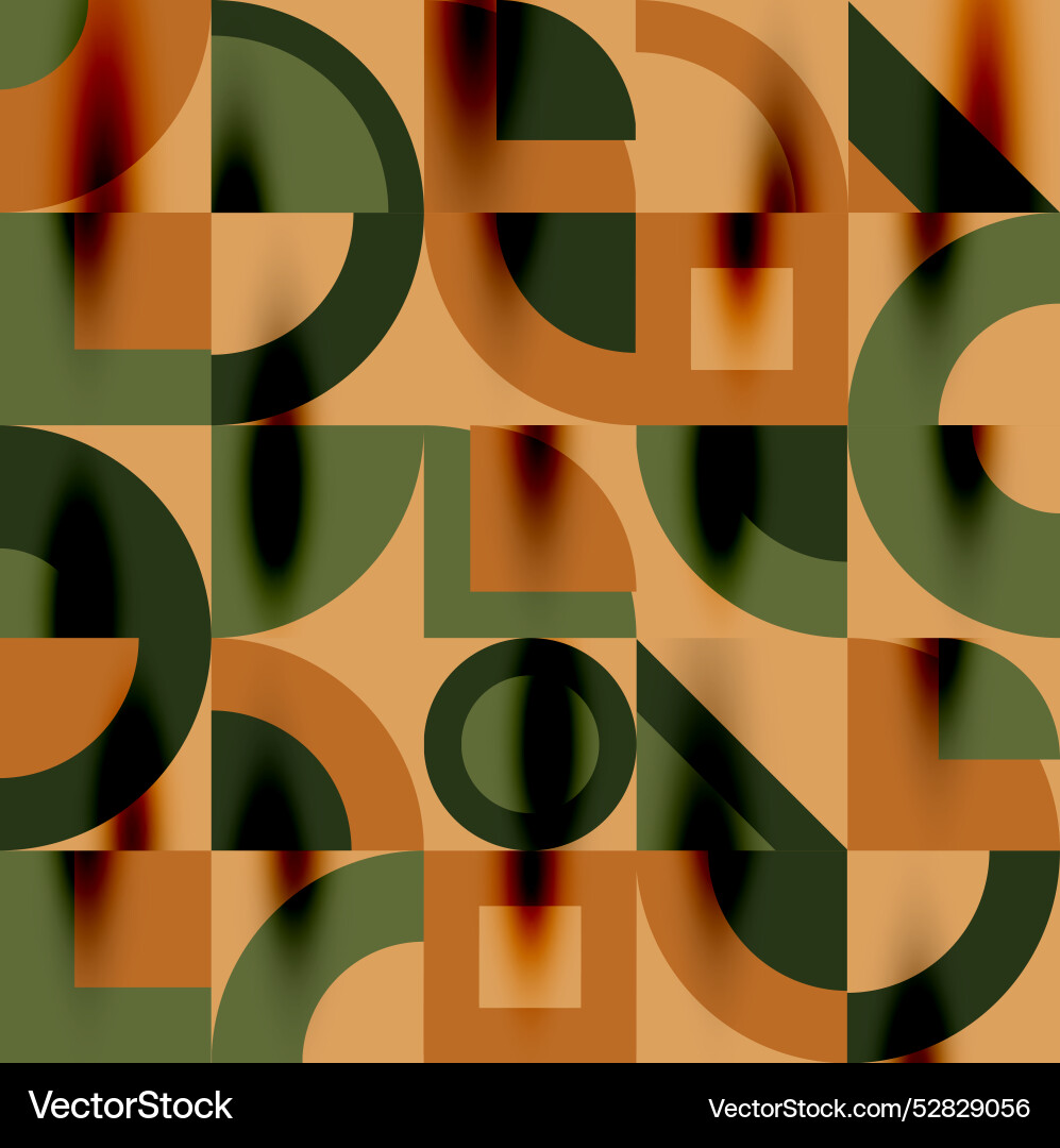 Neo memphis geometric pattern with circles Vector Image