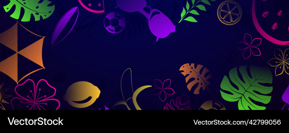 Summer Holiday Background vector image