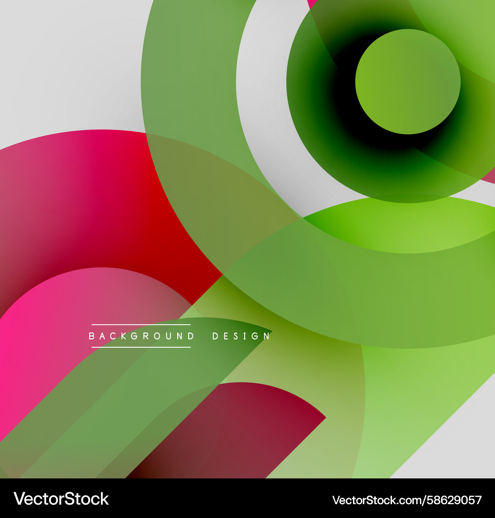 Abstract design features overlapping circles Abstract design features overlapping circles Vector Image