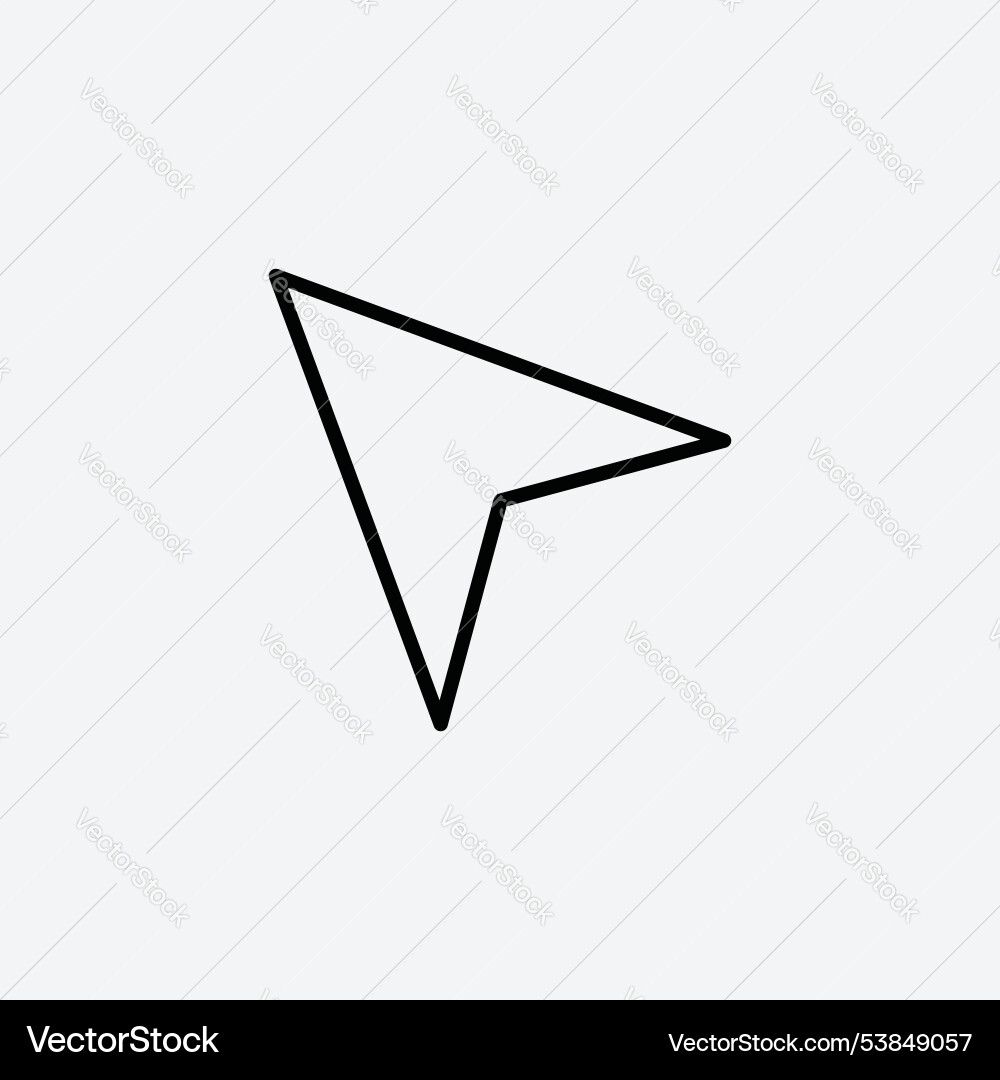 Cursor arrow icon set Vector Image