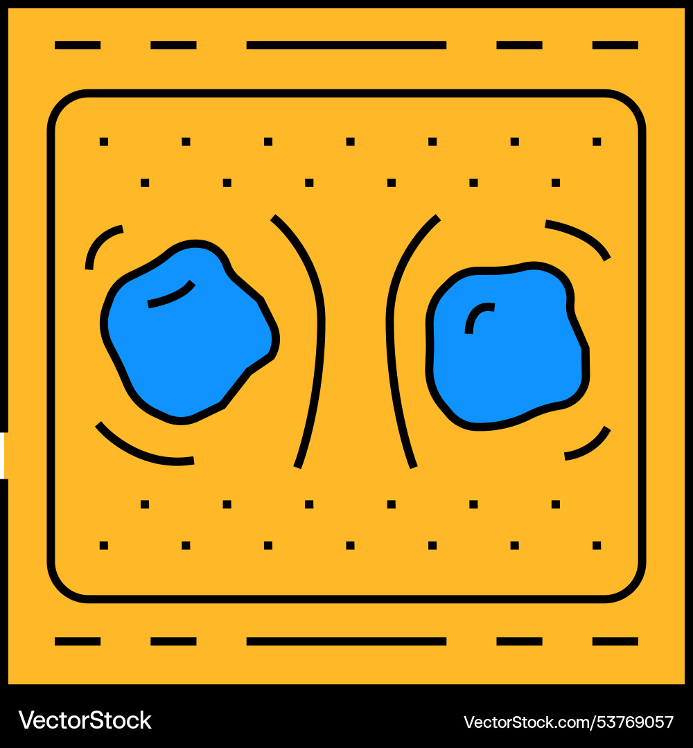 Stratego board game icon color vector image