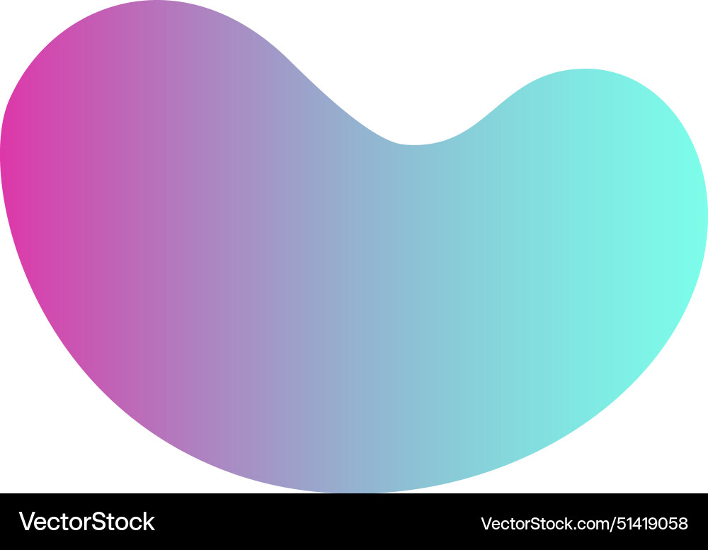 Abstract gradient shape minimalistic element vector image