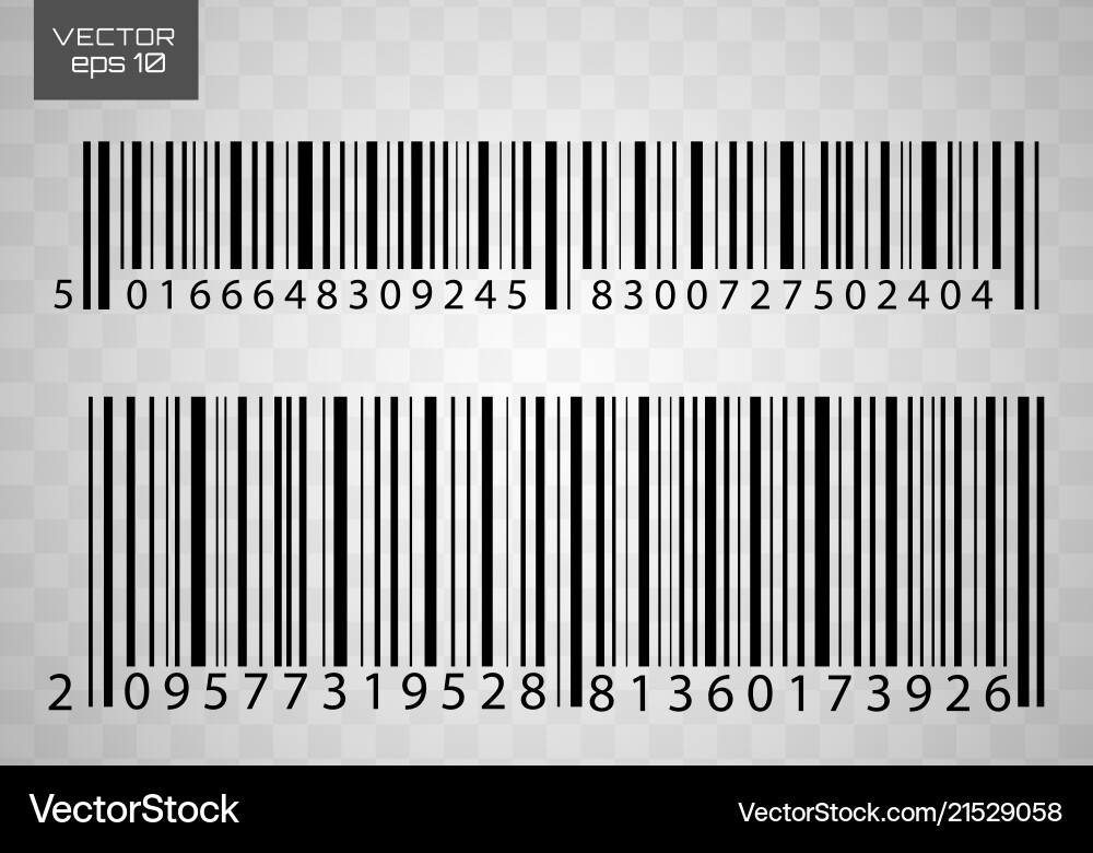 Bar code icon Bar code icon vector image