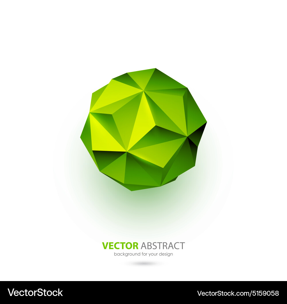 Geometric background with triangles vector image
