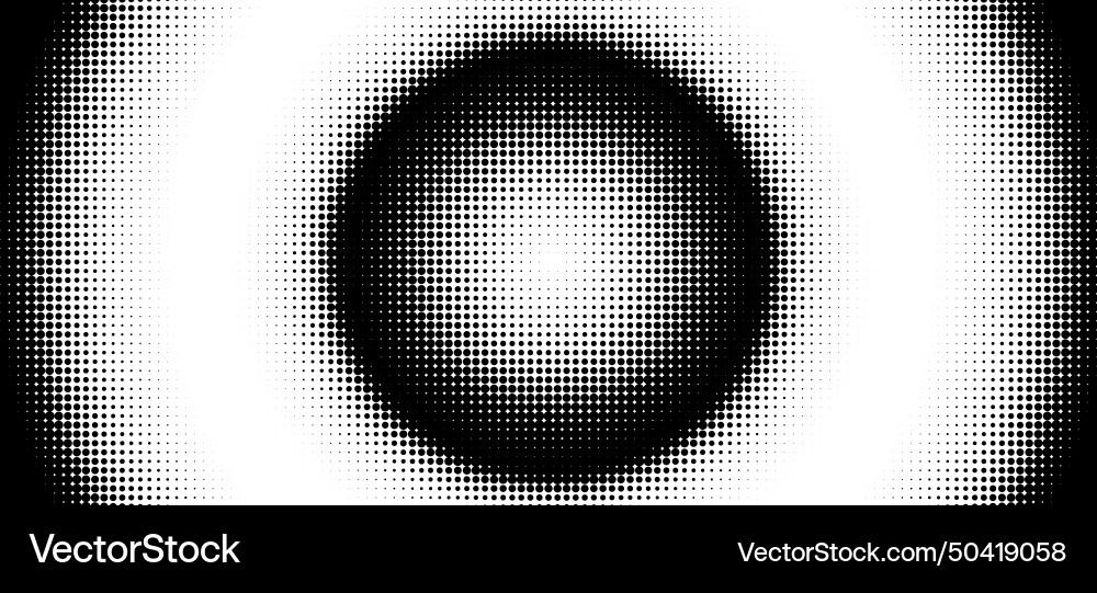 Halftone design background random circle Halftone design background random circle vector image